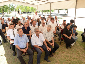 İyulun 23-də Muğanlı kənd sakinləri ilə səyyar qəbul keçirilib.