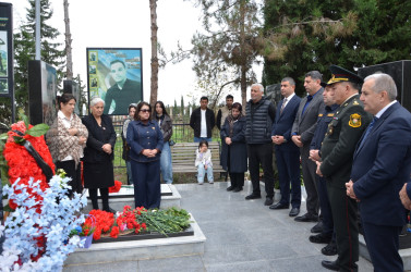 İcra başçısı şəhid Zaur Kərimovun anım tədbirində iştirak edib.