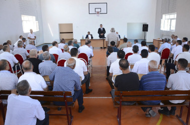 Avqustun 13-də Qarasaqqal kənd sakinləri ilə səyyar qəbul keçirilib.