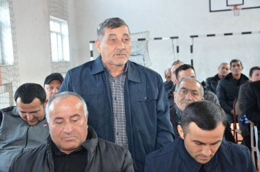 Qarasaqqal kəndində sakinlər ilə səyyar qəbul keçirilib