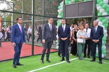 Kürdəmir rayonunda “Sağlam məhəllə”nin idman zonası istifadəyə verilib.