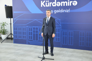 Kürdəmir stansiyasının yenidənqurma işlərindən sonra fəaliyyətinin bərpa edilməsi və istifadəyə verilməsi mərasimi keçirilib.