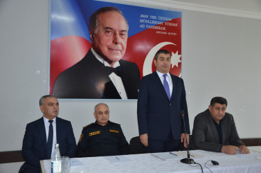 Şilyan kəndində sakinlər ilə səyyar qəbul keçirilib
