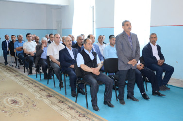 İyunun 3-də Şıxımlı kənd sakinləri ilə səyyar qəbul keçirilib.