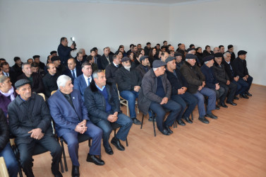 Cəyli kəndində sakinlər ilə səyyar qəbul keçirilib