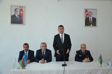 Oktyabrın 1-də Dəyirmanlı kənd sakinləri ilə səyyar qəbul keçirilib.