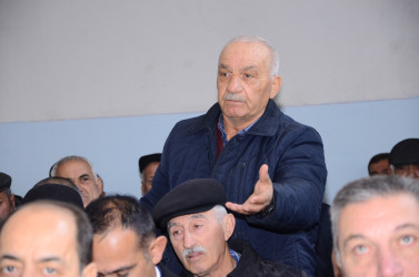 Mollakənd kəndində sakinlər ilə səyyar qəbul keçirilib