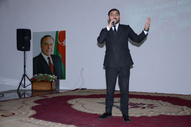 Vətən müharibəsində qazanılan Qələbənin beşinci ildönümü münasibətilə ümumrayon konserti təşkil olunub