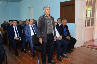 Mayın 21-də İsmayıllı kənd sakinləri ilə səyyar qəbul keçirilib.