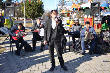 Kürdəmirdə Yeni il şənliyi keçirilib.