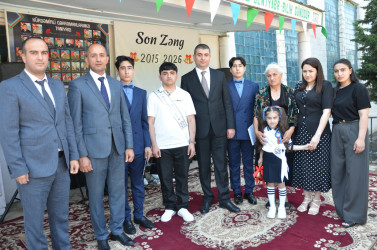 M.Ə.Rəsulzadə adına şəhər 2 nömrəli məktəbdə Son zəng tədbiri keçirilib.
