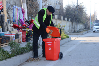 Kürdəmirdə növbəti ümumrayon iməcliyi keçirilib