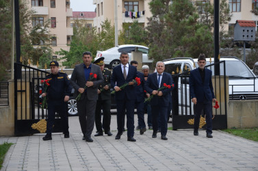 İcra başçısı şəhid Zaur Kərimovun anım tədbirində iştirak edib.