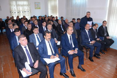 Qocalı kənd sakinləri ilə növbəti səyyar qəbul keçirilib