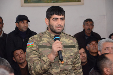 Pirili kəndində sakinlər ilə növbəti səyyar qəbul keçirilib