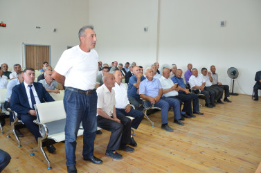 İyunun 11-də Qarasu kənd sakinləri ilə səyyar qəbul keçirilib.