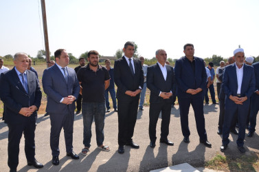 İcra başçısı şəhid Murad Eyyubovun və şəhid İslam Dünyamalıyevin anım tədbirlərində iştirak edib.