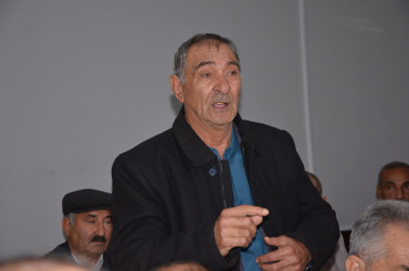 Şilyan kəndində sakinlər ilə səyyar qəbul keçirilib