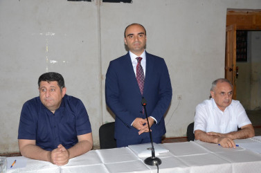 Avqustun 1-də Şahsevən kənd sakinləri ilə növbəti səyyar qəbul keçirilib