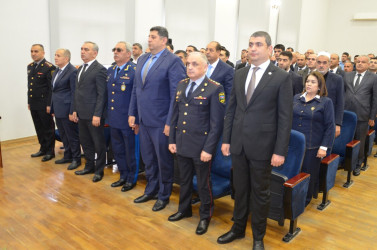Kürdəmirdə Ümummilli Lider Heydər Əliyevin anadan olmasının 103 illiyi qeyd olunub.