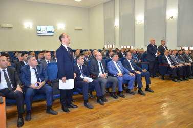 “Şəhərsalma və Memarlıq İli” çərçivəsində Kürdəmirdə “Ümumdünya Məskunlaşma Günü” və “Ümumdünya Şəhərlər Günü” ilə bağlı tədbir keçirilmişdir.