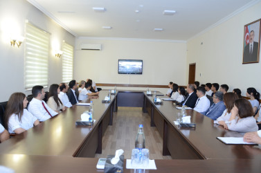 Kürdəmirdə “Şəhərsalma və Memarlıq İli” çərçivəsində “14 iyul 1969-cu il: Müstəqil və qüdrətli Azərbaycan dövlətinin təməlinin qoyulduğu gün” mövzusunda dəyirmi masa keçirilib.