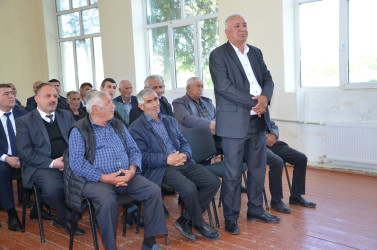 Aprelin 16-da Muradxan kənd sakinləri ilə səyyar qəbul keçirilib.