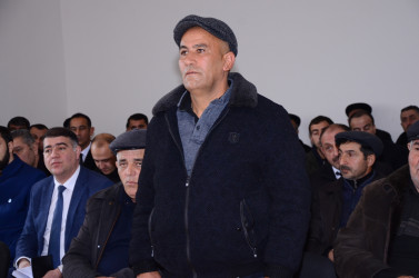 Cəyli kəndində sakinlər ilə səyyar qəbul keçirilib