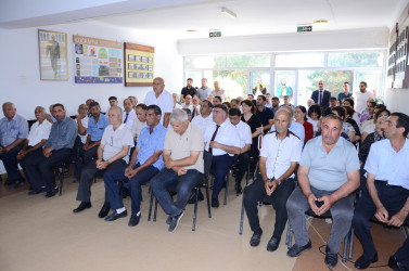 İyunun 25-də Qağacılı kənd sakinləri ilə səyyar qəbul keçirilib.