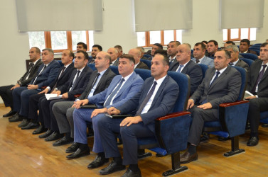 “Şəhərsalma və Memarlıq İli” çərçivəsində Kürdəmirdə “Ümumdünya Məskunlaşma Günü” və “Ümumdünya Şəhərlər Günü” ilə bağlı tədbir keçirilmişdir.