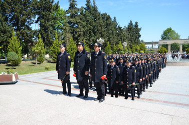 Kürdəmirdə Ümummilli Lider Heydər Əliyevin anadan olmasının 103 illiyi qeyd olunub.