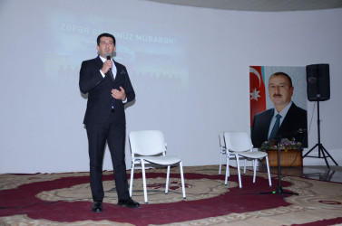 Vətən müharibəsində qazanılan Qələbənin beşinci ildönümü münasibətilə ümumrayon konserti təşkil olunub