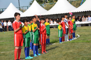 Kürdəmir rayonunun Carlı kəndində stadion kompleksi tikilib.