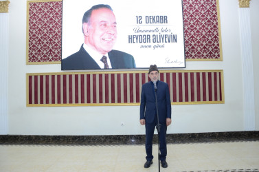 Ümummilli lider Heydər Əliyevin əziz xatirəsi ehtiramla yad edilib
