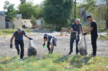 Ekologiya və Təbii Sərvətlər Nazirliyinin və Kürdəmir Rayon İcra Hakimiyyətinin təşkilatçılığı ilə rayonda növbəti təmizlik aksiyası keçirilib.