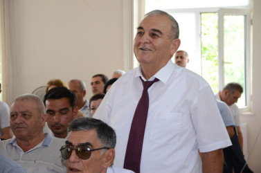 İyulun 16-da Kürdəmir şəhər sakinləri ilə səyyar qəbul keçirilib.