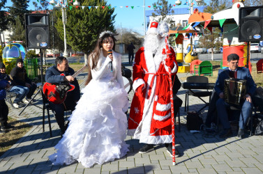 Kürdəmirdə Yeni il şənliyi keçirilib.