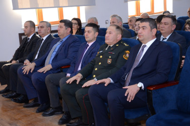 Kürdəmir Rayon İcra Hakimiyyətində “Vətənpərvər Azərbaycan gəncliyi: Sağlam gənclik, sağlam gələcək!” mövzusunda tədbir keçirilib.