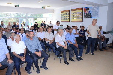 İyunun 25-də Qağacılı kənd sakinləri ilə səyyar qəbul keçirilib.