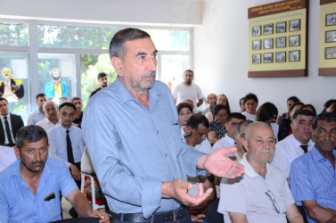 İyunun 25-də Qağacılı kənd sakinləri ilə səyyar qəbul keçirilib.