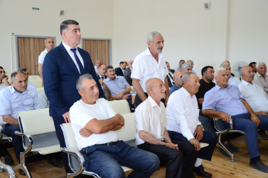 İyunun 11-də Qarasu kənd sakinləri ilə səyyar qəbul keçirilib.