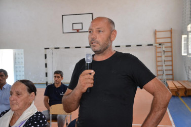 İyulun 21-də Qarasaqqal kənd sakinləri ilə növbəti səyyar qəbul keçirilib