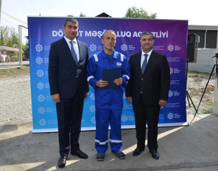 Kürdəmirdə “PeşəCar” layihəsi çərçivəsində növbəti klaster müəssisə istifadəyə verilib.