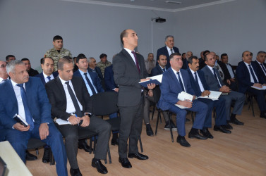 Şilyan kəndində sakinlər ilə səyyar qəbul keçirilib