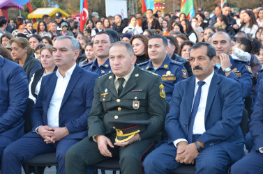 Vətən müharibəsində qazanılan Qələbənin beşinci ildönümü münasibətilə ümumrayon konserti təşkil olunub