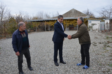 Garıs Əyribənd kənd sakinləri ilə növbəti səyyar qəbul keçirilib