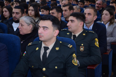 Kürdəmir Rayon İcra Hakimiyyətində “Vətənpərvər Azərbaycan gəncliyi: Sağlam gənclik, sağlam gələcək!” mövzusunda tədbir keçirilib.
