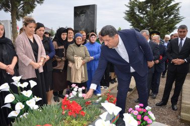 İcra başçısı şəhid Ramil Quliyevin anım tədbirində iştirak edib.