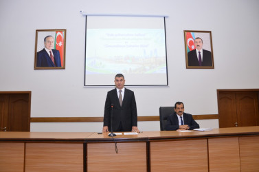 “Şəhərsalma və Memarlıq İli” çərçivəsində Kürdəmirdə “Ümumdünya Məskunlaşma Günü” və “Ümumdünya Şəhərlər Günü” ilə bağlı tədbir keçirilmişdir.