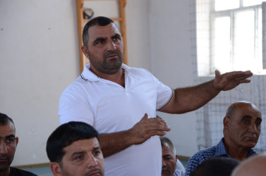 Avqustun 13-də Qarasaqqal kənd sakinləri ilə səyyar qəbul keçirilib.